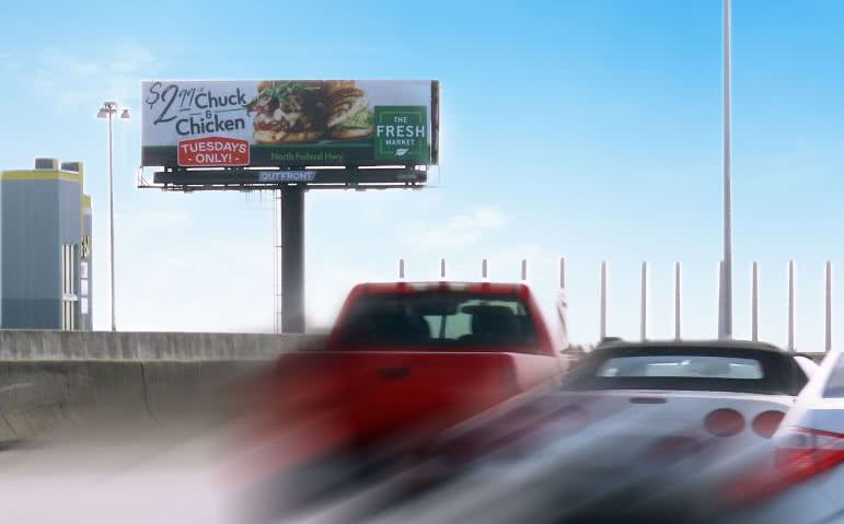 Fresh Market Billboard